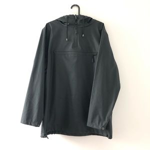 RAINS Black Anorak